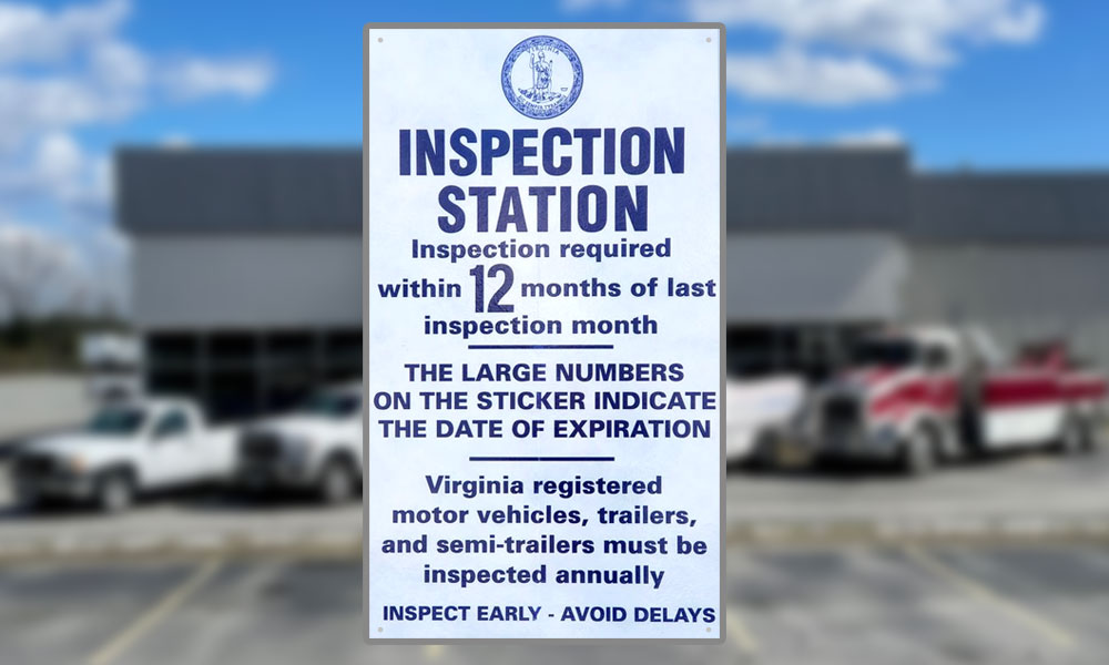 Redwine International is an official Virginia Inspection Station